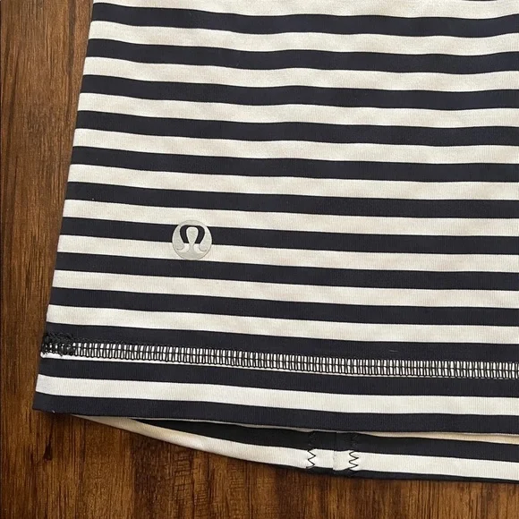 Lululemon Free To Be Tank Strappy Classic Stripe Black White stripes 4 - Picture 9 of 12